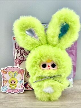 Baby Three Petit Macaron Cute Bunny V2 Vinyl Plush Pendant - Lime